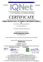 ISO 9001 Cerini certification